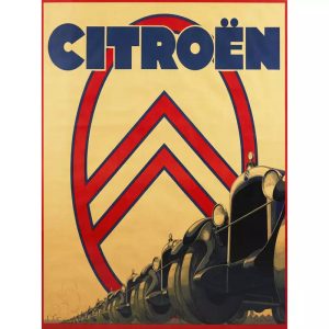 affiche vintage automobile