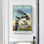 affiche vintage avions