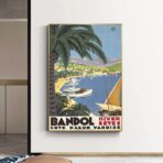 affiche vintage bandol