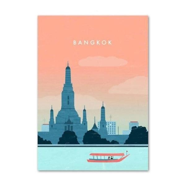 affiche-vintage-bangkok-1 affiche vintage bangkok