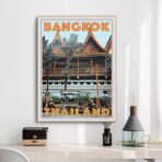 affiche vintage bangkok