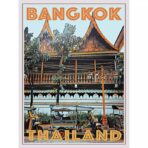 affiche vintage bangkok