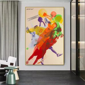affiche vintage basket