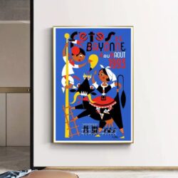 affiche vintage bayonne