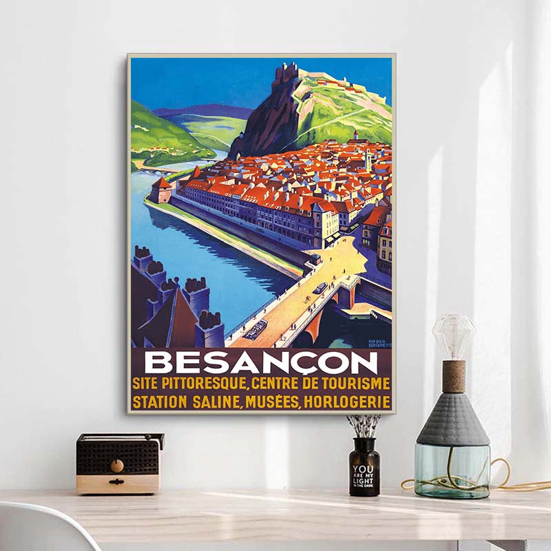 affiche vintage Besançon