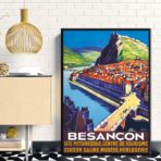 affiche vintage Besançon