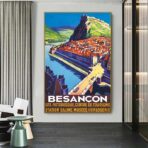 affiche vintage Besançon