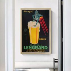 affiche vintage bière