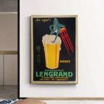 affiche vintage bière