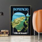 affiche vintage bonifacio