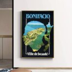 affiche vintage bonifacio