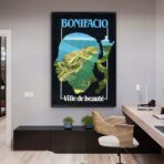 affiche vintage bonifacio
