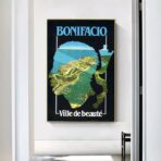 affiche vintage bonifacio