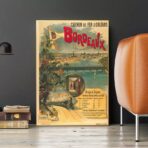 affiche vintage bordeaux