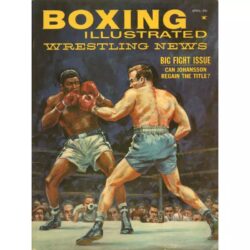 affiche vintage boxe