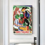 affiche vintage bretagne