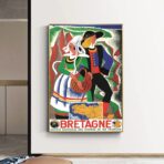 affiche vintage bretagne