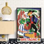 affiche vintage bretagne