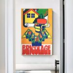 affiche vintage bricolage