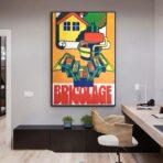 affiche vintage bricolage