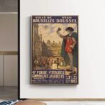 affiche vintage Bruxelles