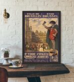 affiche vintage Bruxelles
