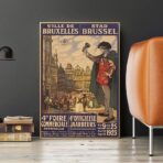 affiche vintage Bruxelles
