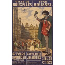 affiche vintage Bruxelles