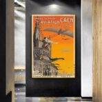affiche vintage caen