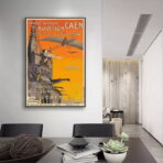 affiche vintage caen