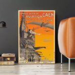 affiche vintage caen