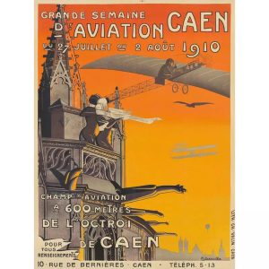 affiche vintage caen