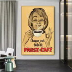 affiche vintage café