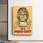 affiche vintage café
