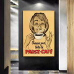 affiche vintage café