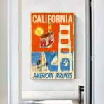 affiche vintage california