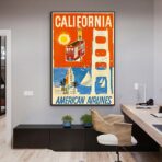 affiche vintage california