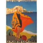 affiche vintage calvi