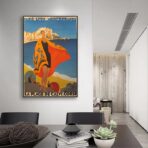affiche vintage calvi