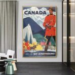 affiche vintage canada