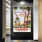 affiche vintage cannes
