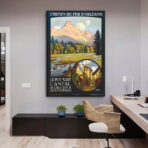 affiche vintage cantal