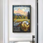 affiche vintage cantal