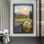 affiche vintage cantal