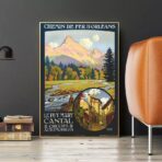 affiche vintage cantal