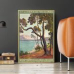 affiche vintage cap ferret