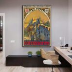 affiche vintage Carcassonne