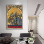 affiche vintage Carcassonne