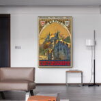 affiche vintage Carcassonne