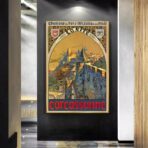 affiche vintage Carcassonne